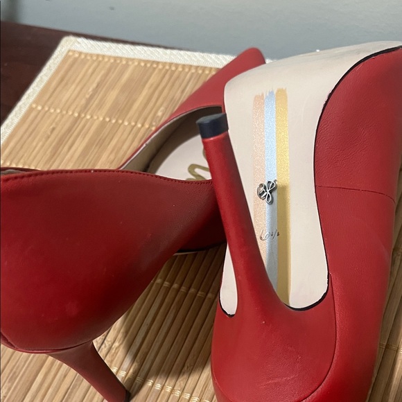 Sam Edelman Bold Red Heels size 6.5 - Picture 14 of 15